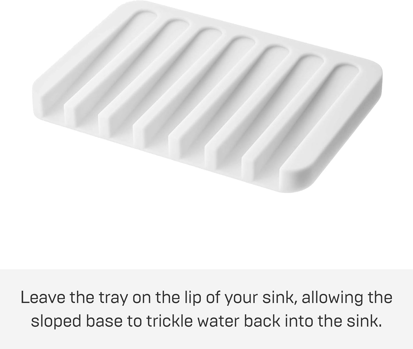 Silicone Soap Dish Pad ā Quick Drain Non-Slip Soap Holder for Bathroom & Kitchen